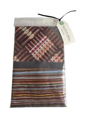 Keeps Me In Stitches Cigar Print 20 Minute Pillowcase Sewing Kit Fabric Bundle